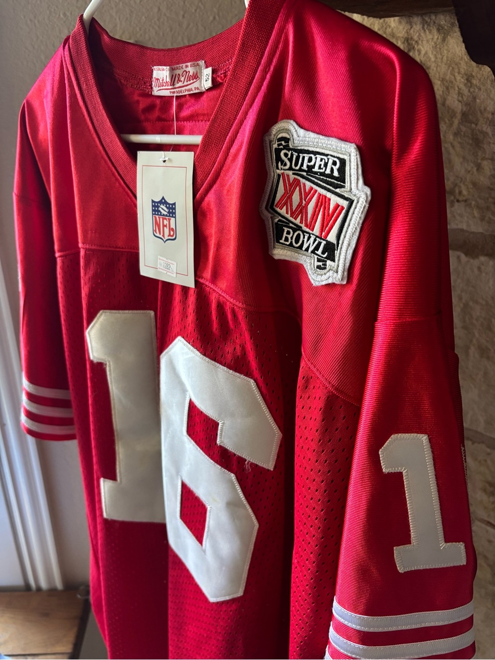 Joe Montana #16 San Francisco 49ers Jersey - Mitchell & Ness Throwback